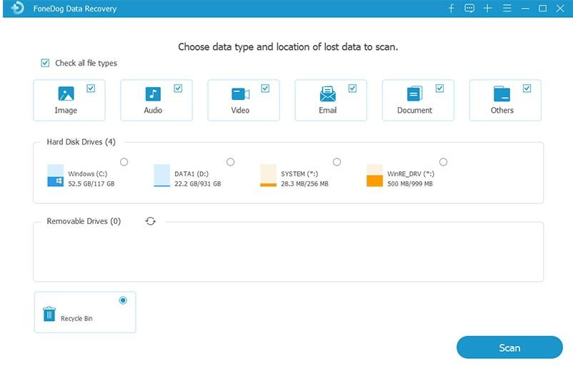 FoneDog Data Recovery下载,数据恢复软件,数据恢复