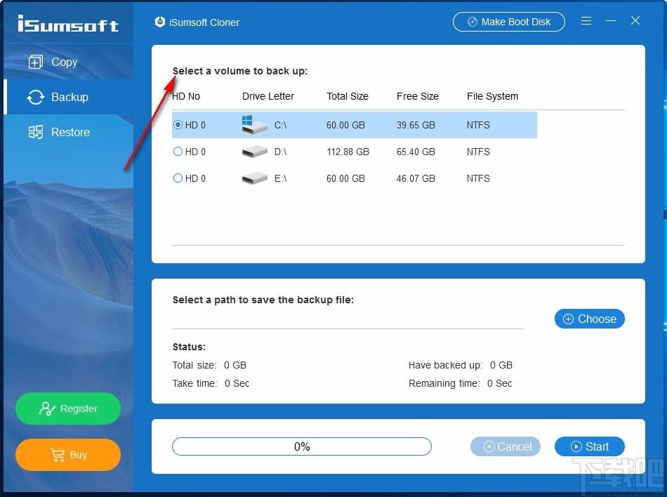 iSumsoft Cloner下载,系统分区备份软件,系统分区备份